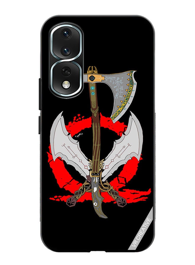 VR CREATIVE Protective Case Cover For Honor 80 Pro God Of War Weapons Design Multicolour - Image 1