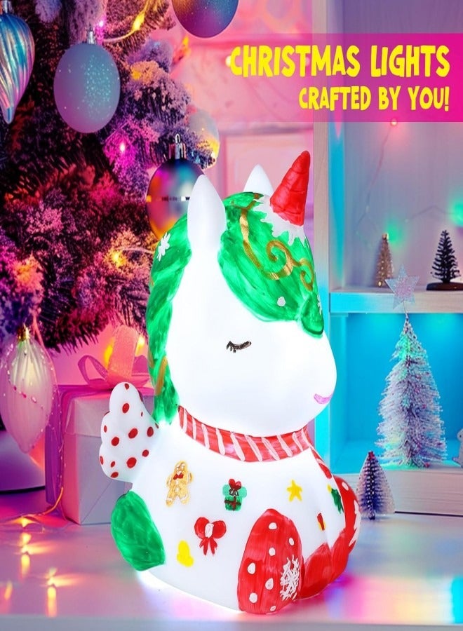 زيمي طقم رسم مصباح يونيكورن الخاص بك، مجموعة أدوات فنية وحرفية، مجموعة رسم للأطفال من سن 6 إلى 12 عامًا، فنون وحرف يدوية للأطفال من سن 8 إلى 12 عامًا، ألعاب بنات وأولاد وأعياد ميلاد وهدايا عيد الميلاد للأطفال من سن 3 إلى 4 إلى 5 سنوات و6 إلى 7 سنوات و8 إلى 9 سنوات و10 إلى 11 سنة وما فوق - Image 5