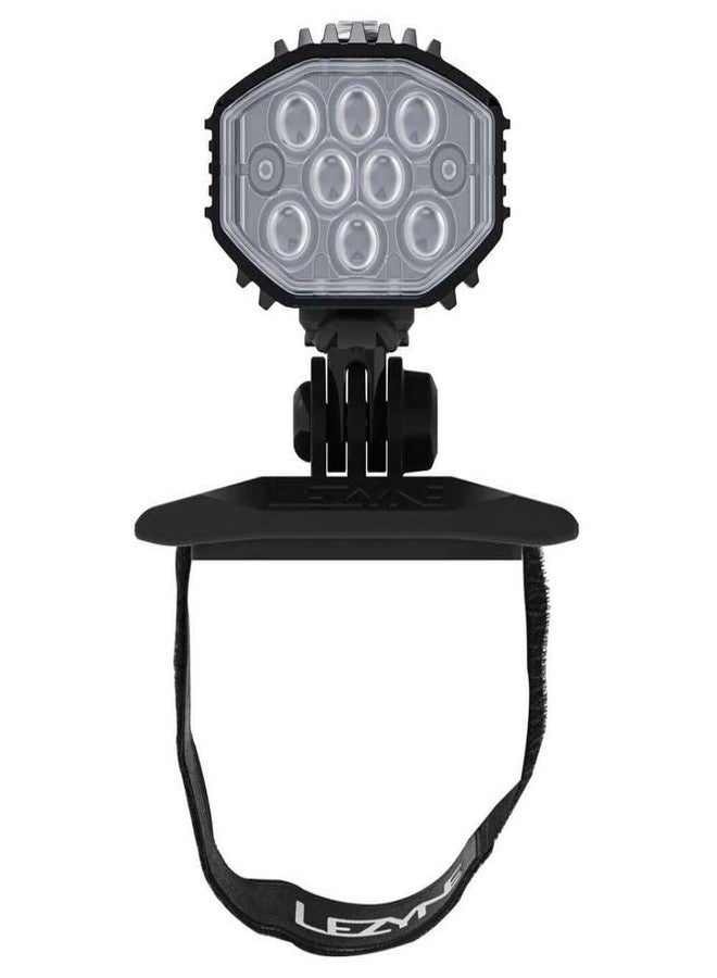 LEZYNE Helmet Micro Drive Pro 1000+ Bicycle Front Light, White LED, 1000 Lumens, Black Aluminum Housing, Road, Mountain, Gravel Bike, USB-C Rechargeable | Includes GoPro Style Mount & Helmet Mount - Image 3