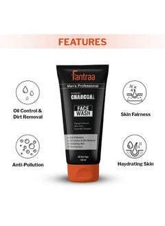 Fantraa Activated Charcoal Anti Pollution And Oil Control Face Wash 100Ml ; Fights Acne & Pimple Skin Whitening & Brightening ; Suitable For All Skin Type ; For Men  - Image 5