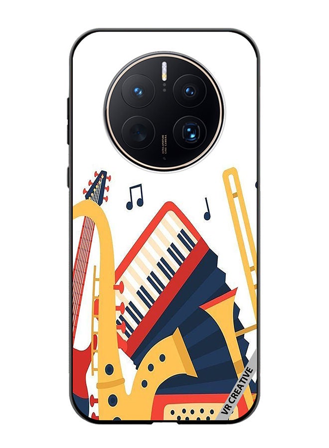 VR CREATIVE Protective Case Cover For Huawei Mate 50 Pro Music Instruments Design Multicolour - Image 1
