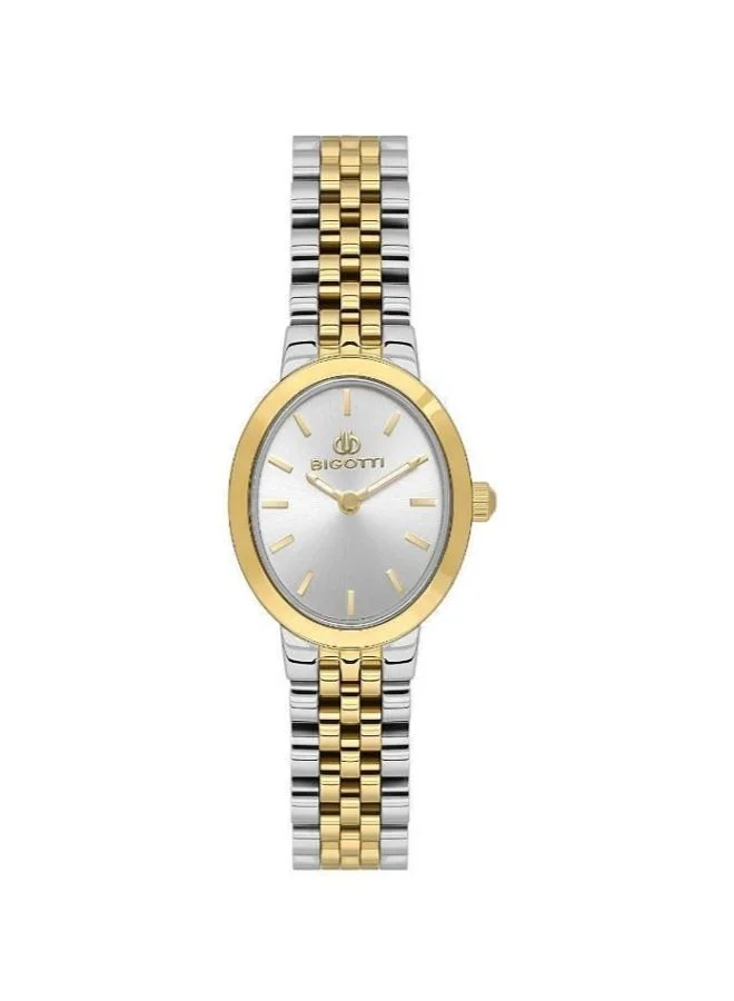 BIGOTTI Bigotti - Quotidiano Women Watch | Stainless SteelBrass Case | Analog | Oval Dial | Mineral Glass | Japanese Quartz | Water Resistant 30 Meters