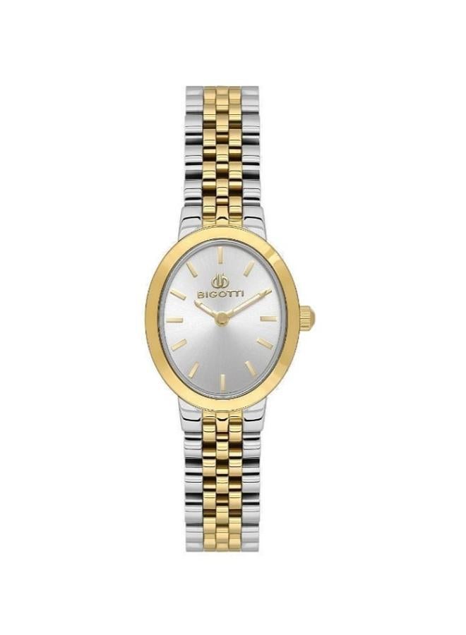 Bigotti - Quotidiano Women Watch | Stainless SteelBrass Case | Analog | Oval Dial | Mineral Glass | Japanese Quartz | Water Resistant 30 Meters - Image 1