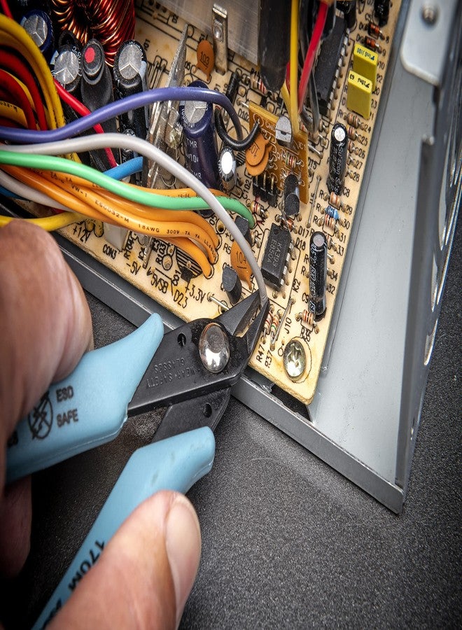 ويلر قاطعة القص الآمنة Weller Xcelite 170MN ESD - للأغراض العامة، 127 مم (5 بوصة)، أزرق - Image 4