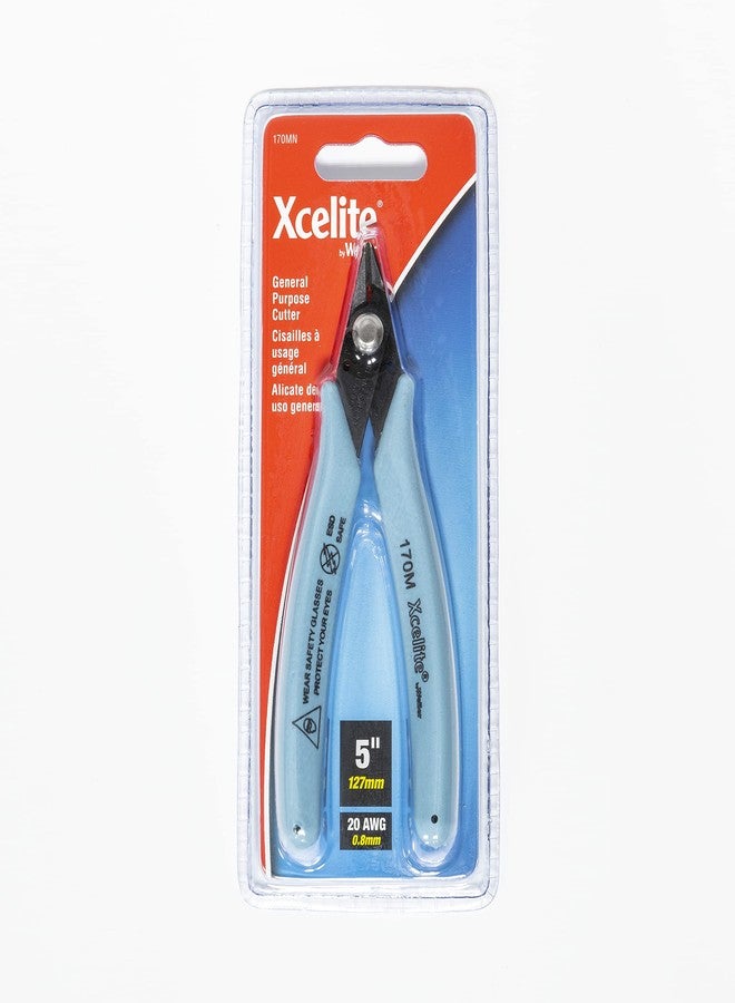 ويلر قاطعة القص الآمنة Weller Xcelite 170MN ESD - للأغراض العامة، 127 مم (5 بوصة)، أزرق - Image 5