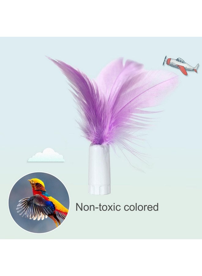 ORSDA 6PCS Feathers Replacement ONLY Interactive Cat Toys - Image 3