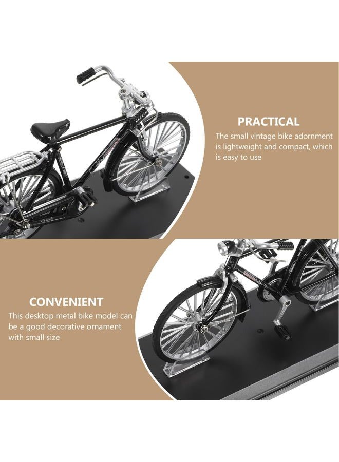 TOPPERFUN Bicycle Model Office Decore The Office Decor Homedecor Bikes Models Bike Model for Desk Mini Bike Adornment Vintage Decorations Accessories Decorate Sculpture Plastic - Image 4