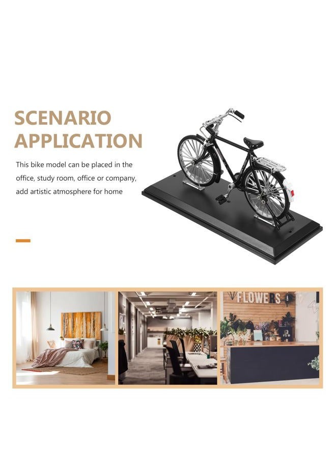 TOPPERFUN Bicycle Model Office Decore The Office Decor Homedecor Bikes Models Bike Model for Desk Mini Bike Adornment Vintage Decorations Accessories Decorate Sculpture Plastic - Image 5