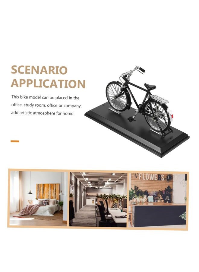 TOPPERFUN Bicycle Model Office Decore The Office Decor Homedecor Bikes Models Bike Model for Desk Mini Bike Adornment Vintage Decorations Accessories Decorate Sculpture Plastic - Image 3