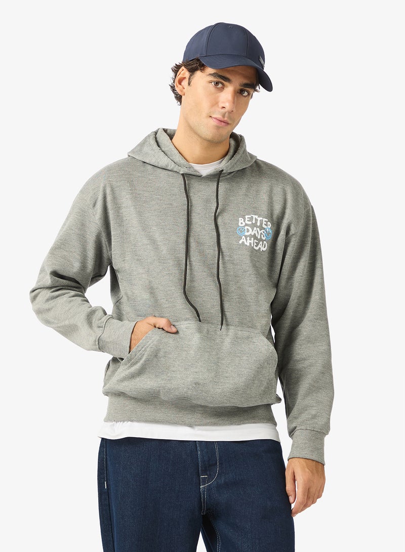 Seventy Five Graphic Print Hoodie - Image 1