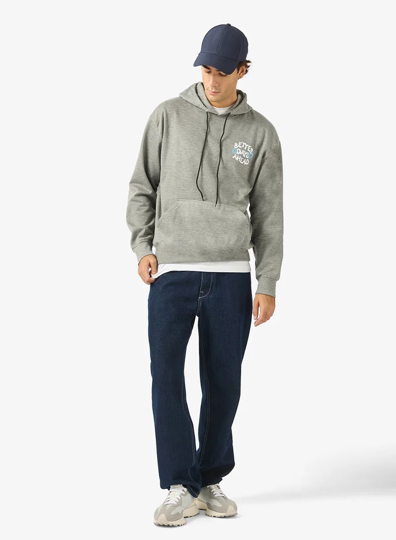 Seventy Five  Graphic Pullover Hoodie for Men | Best Price UAE