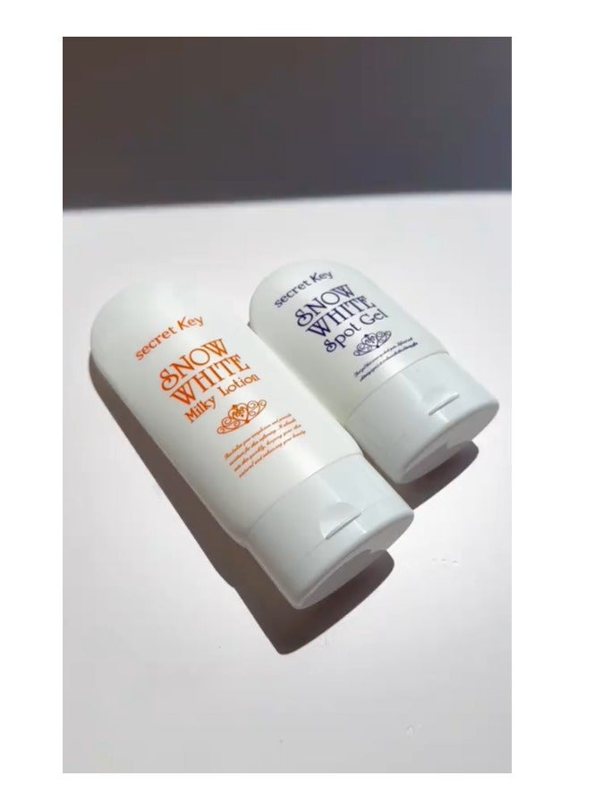 Secret Key Snow White Milky Lotion 120g + Secret Key Snow White SPOT 65g - Image 2