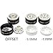HOBBYSOUL Adjustable Offset 10 Beadlock Wheels Rims Negative Offset Brass Heavy 10 Wheels 38gRim for RC Micro Crawler 118 TRX4M Axial SCX24 90081 4Pack - Image 4