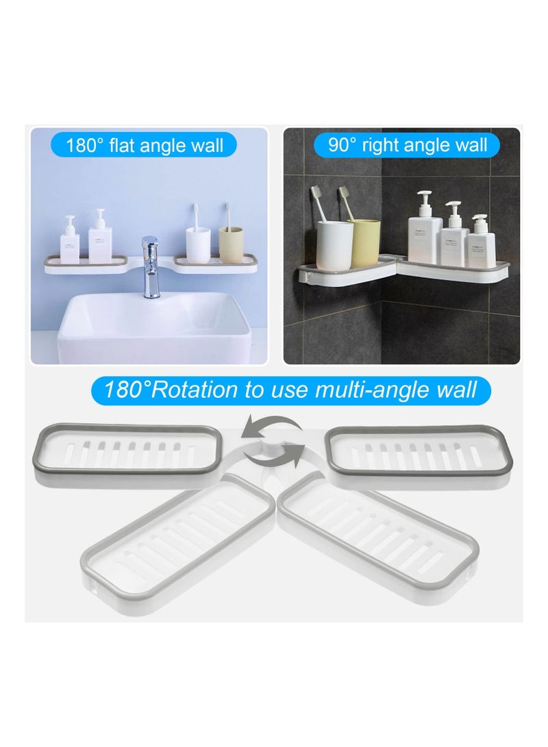 NIBEMINENT 4-Pack Stainless Steel Hooks, Waterproof Adhesive Hooks Bamboo Towel Holders Multipurpose Wall Bathroom Organizer Durable Coat Hangers for Hanging Coat, Belt, Keys, Headset  - Image 4