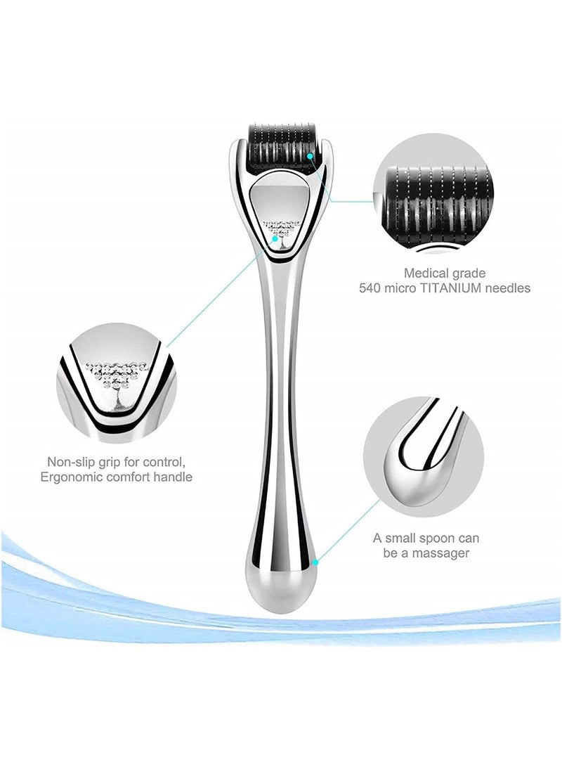 Excefore Skin Care 540 Micro Needles Titanium Microneedling Tool 0.75 mm, Silver Professional Microneedling - Image 2