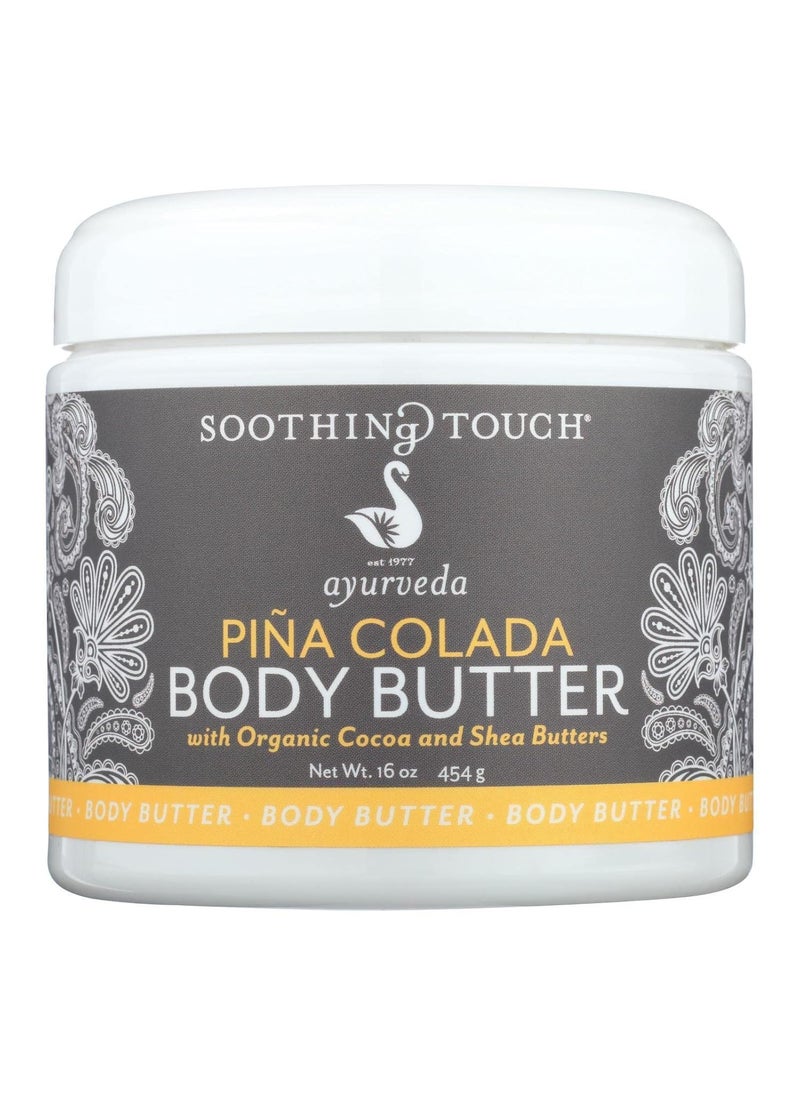 Soothing Touch - Soothing Touch Pina Colada Body Butter 16 Oz Moisturizing Vegan Nourishing Formula - Image 1