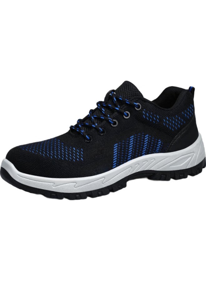 Blue Gull Shield Blue Owl Shield Safety Shoes For Men, Insulated, Wear-Resistant, Anti-Smashing, Plastic Toe Cap, Puncture-Resistant, Safety Electrician Work Functional Shoes 9153 Size 45 - Image 2