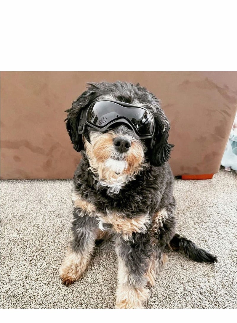 SYOSI Dog Goggles Eye Wear Protection Dustproof & Anti UV Glare Pet Sunglasses for Runing Skiing Traveling Dogs About Over 15 Lbs - Image 2