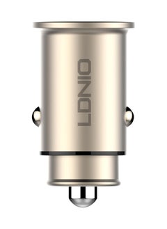 LDNIO LDNIO C509Q Car Charger With Cable From Type C To Type C And USB Type C Ports 30W - White  - Image 1