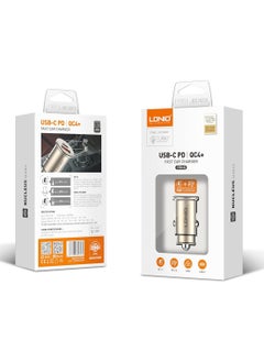 LDNIO LDNIO C509Q Car Charger With Cable From Type C To Type C And USB Type C Ports 30W - White  - Image 5