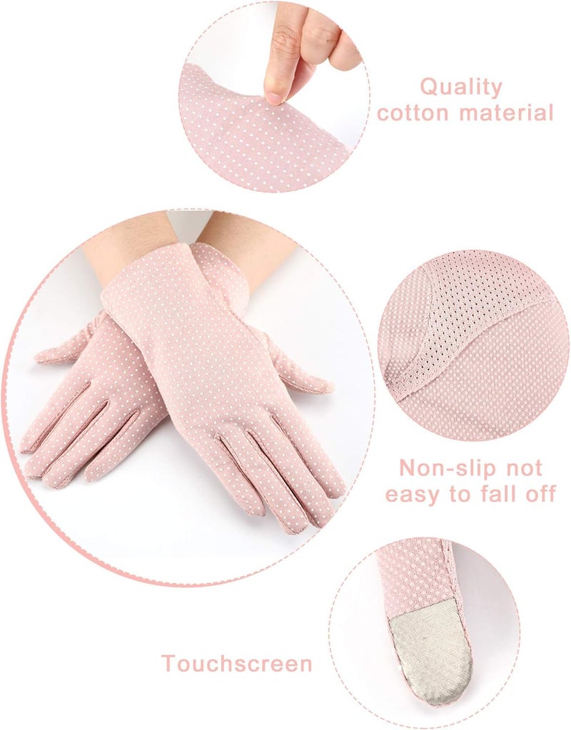 SCIENISH Women Sun Protective Gloves, 3 Pairs - Image 5