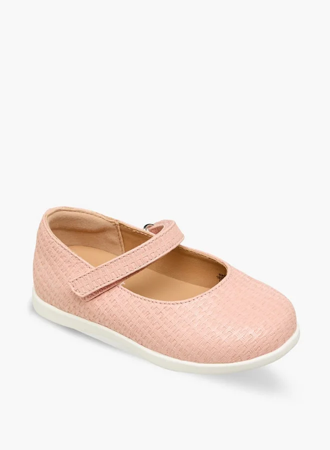 بيرفيت Girls Hook & Loop Mary Jane Shoes