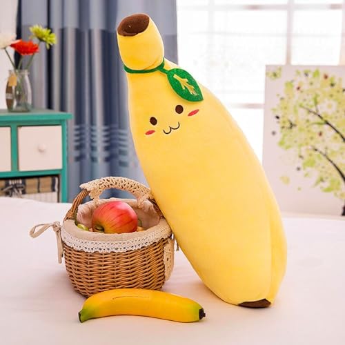 Tickles Banana Soft Stuffed Plush Sleeping Pillow Toy for Kids Boys & Girls Birthday Gifts Home Decor (Color: Yellow Size: 35 cm) - Image 3