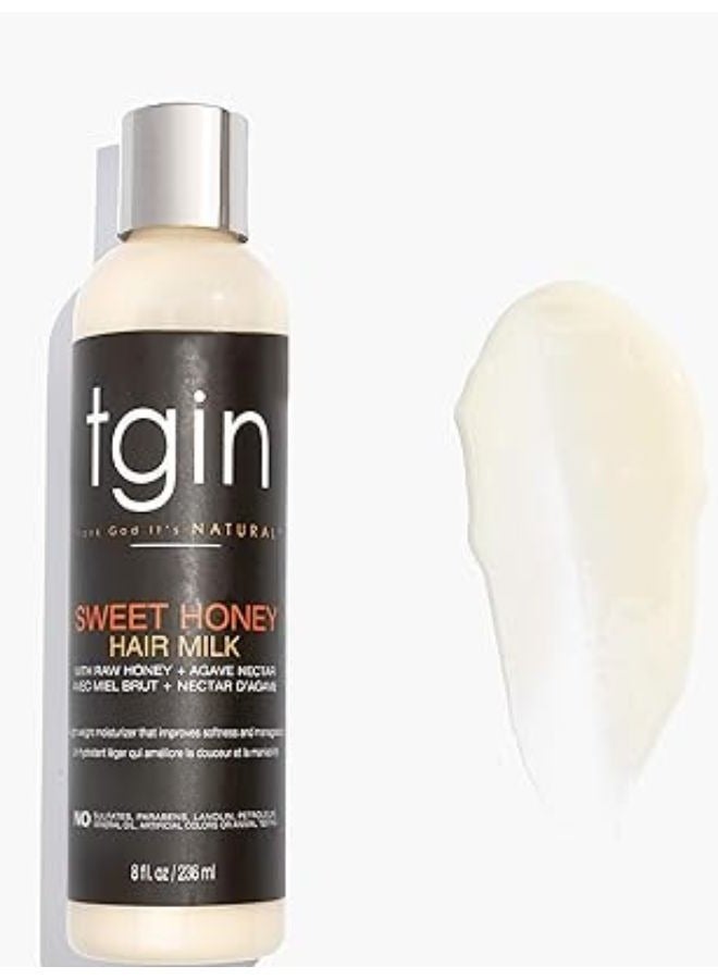 تجين حليب الشعر بالعسل الحلو الطبيعي والمرطب للجفاف المجعد التالف 8 أونصة - Image 3