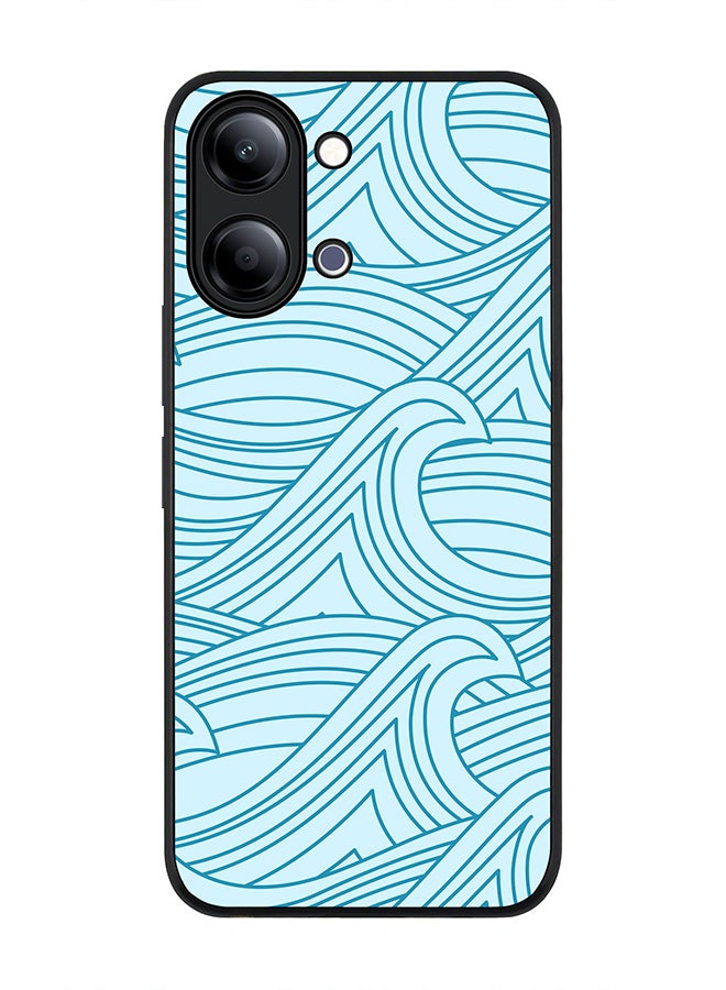 Stylizedd For vivo Y05 4G / Y6t 5G Case,Slim fit Camera Protection, Shockproof Thin Phone cover  - Rough Seas - Image 1