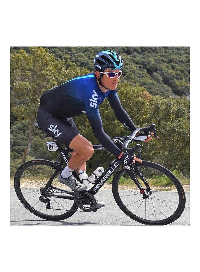 نيبمينينت طقم بدلة لركوب الدراجات بطبعة نص أزرق - Image 4