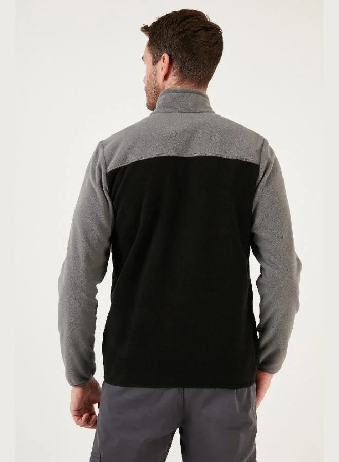 Buratti  Buratti Regular Fit Anti-Pilling Non-Pilling Standing Collar Raised 2-Pack Polar Men's POLAR 5906016S2 for Men | Best Price UAE