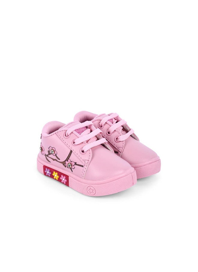 KATS Girls Pink Casual Shoes with Comfort Insole and PVC Sole - Image 2