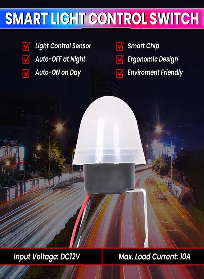 amiciSmart Automatic On/Off for Lights | Photocell Sensor for Light Control | 12V DC Street Light Controller - Image 5