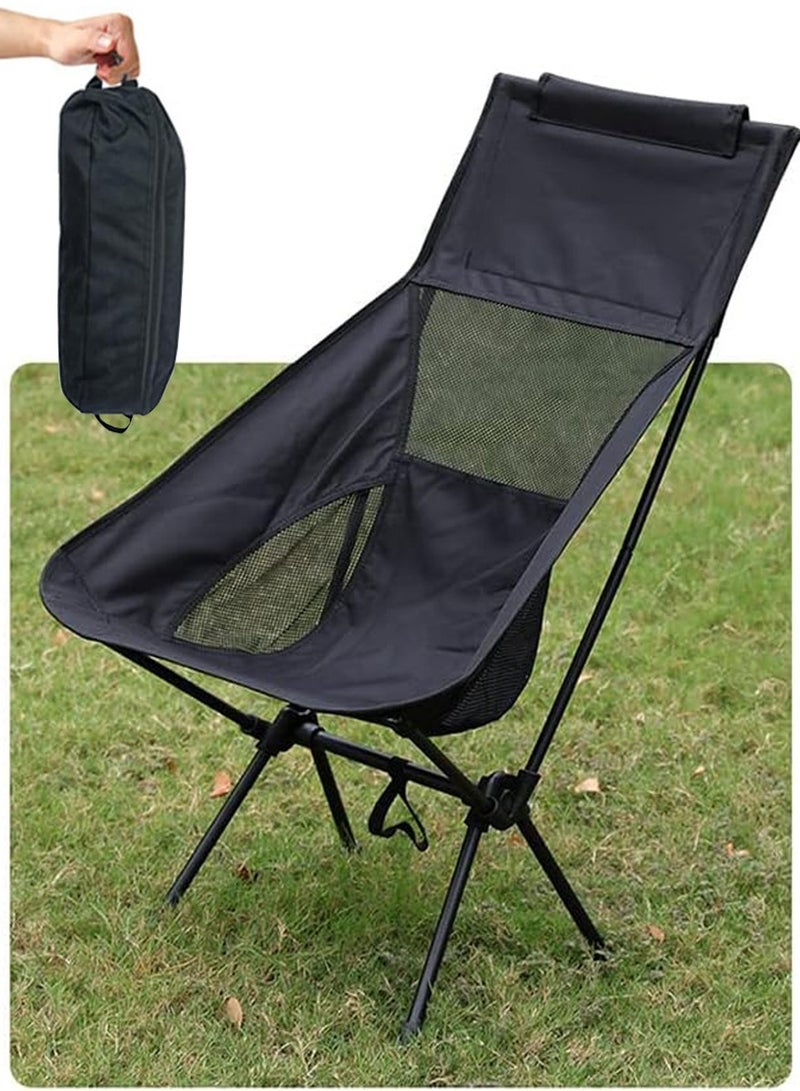 New Camping Chair Portable Folding Chairs with Carry Bag for Outside, Trips, Hiking, Picnic, Fishing, BBQs, Garden, Beach Chair Lawn Chair, Foldable Chair Compact and Lightweight for Backpacking Outdoors  - Image 1