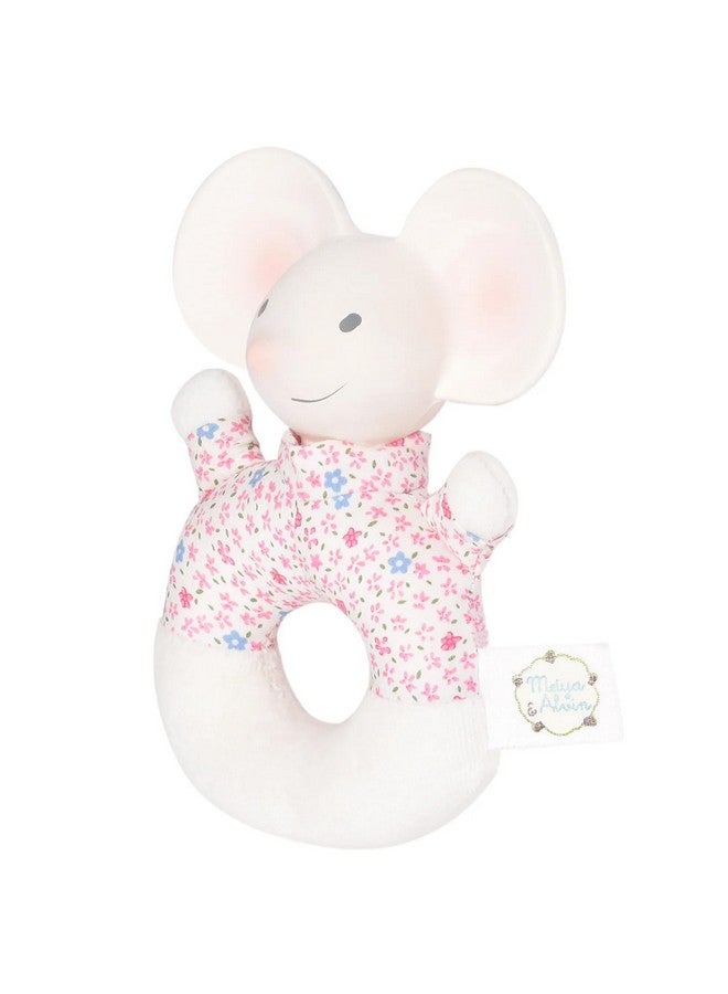 Tikiri Meiya The Mouse Soft Rattle with Rubber Head (Pink) - Image 4