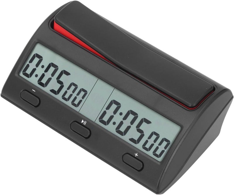 Chess Clock, Digital Timer with 7 Timing Functions, 38 Preset Rules, Intelligent Preservation, Flexible Operation, for Professional and Home Games, Weiqi, Chess Tournaments - Image 1