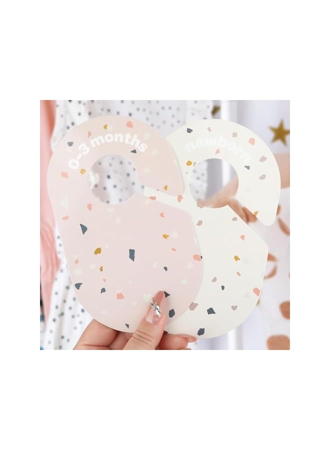 Green Tiger 8 Pack Baby Closet Divider, Durable Baby& Girl Wardrobe Organizer, Double-Sided Colorful Hanger Dividers for Newborn to 24 Months - Image 4