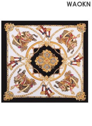 Scarf Large Hijab Scarves for Women Fashion Print Silk Satin Scarf Female Square Shawls Head Scarves for Ladies (Size : 90X90cm) - pzsku/Z50D2DD58C33E48803ED2Z/45/1751421463/be8f0abe-5adf-4aad-906f-fc19325322e0