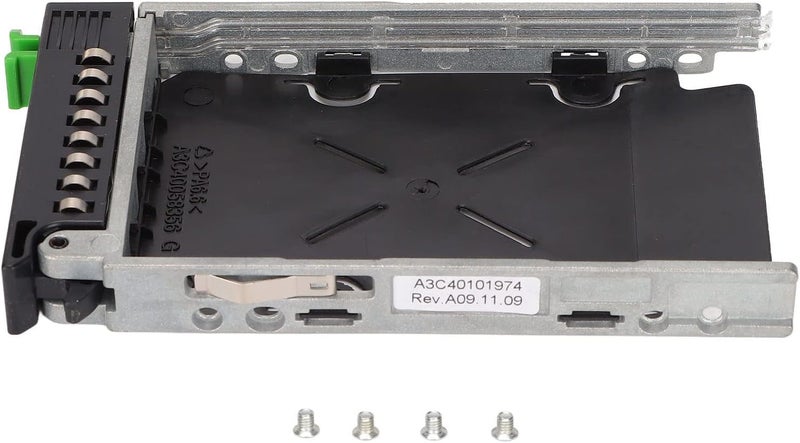 Hard Drive Tray 2.5in Silver Black SAS SATA HDD for Primergy RX600 RX300 RX90, Compatible with 2.5in LFF Hot - Swap Drives, Metal and ABS Construction - Image 1