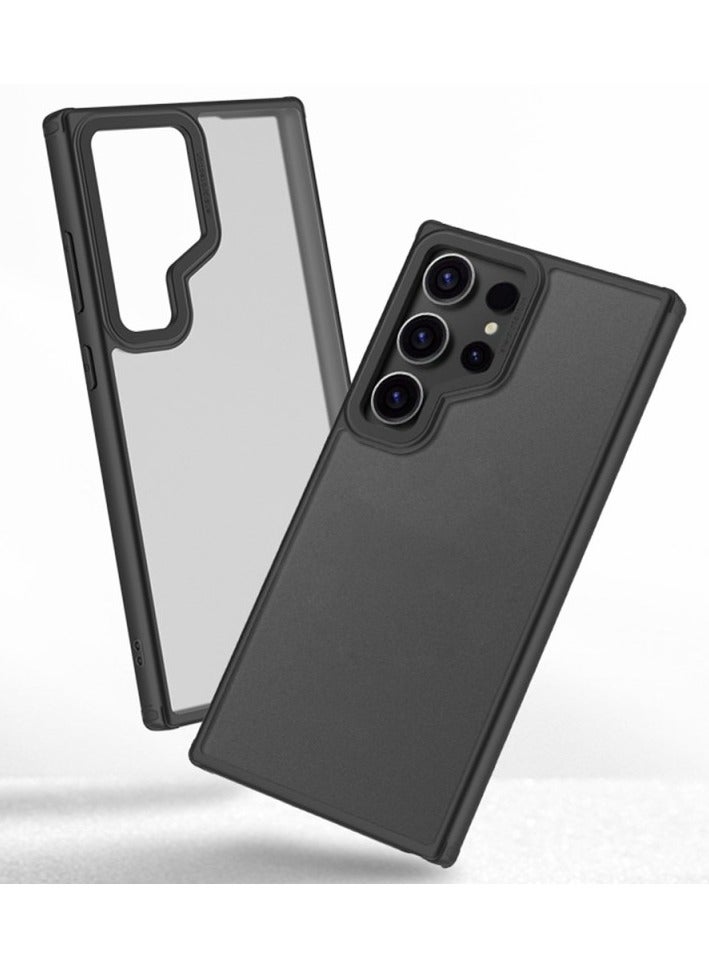 إكس ليفيل جراب X-Level Armor Series غير لامع من الدرجة العسكرية ومضاد للسقوط لهاتف Samsung Galaxy S25 Ultra (أسود) - Image 2