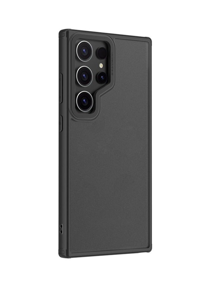 إكس ليفيل جراب X-Level Armor Series غير لامع من الدرجة العسكرية ومضاد للسقوط لهاتف Samsung Galaxy S25 Ultra (أسود) - Image 1