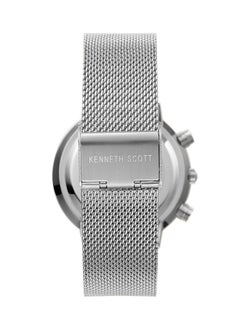 KENNETH SCOTT Men Analog Round Shape Stainless Steel Wrist Watch K22133-SMSB 41 mm  - Image 3