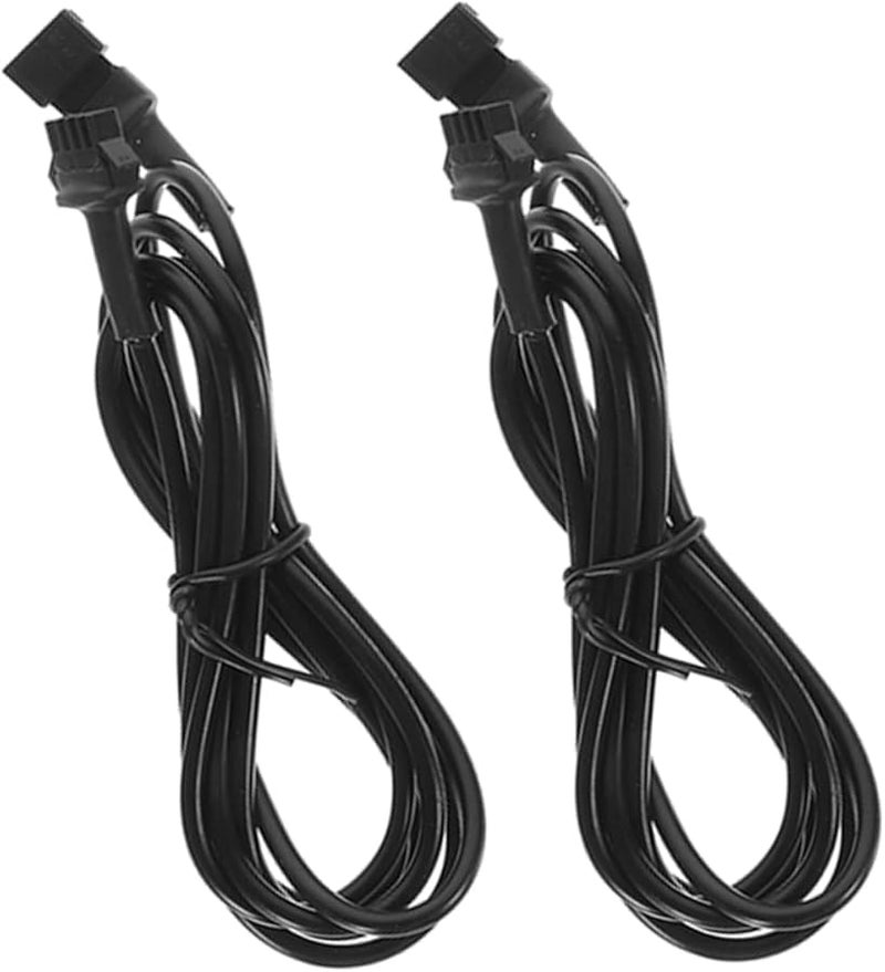 PRETYZOOM Neon LED Light Extension Cable 2Pcs Flexible PVC Wire For Easy Car Installation - Image 1