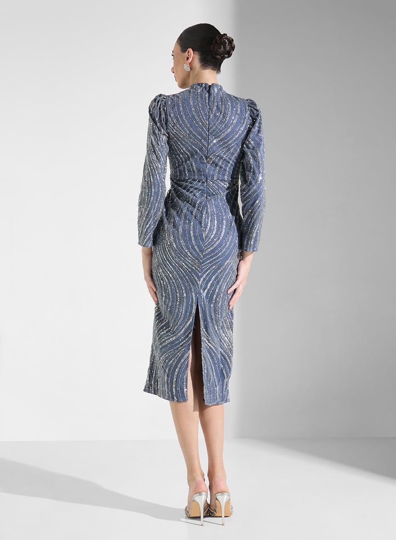 خزانة فستان مزين بالترتر - Image 2