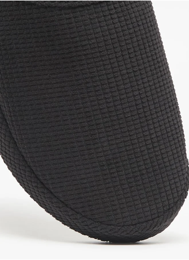 دوتشيني Duchini Men's Textured Bedroom Mules