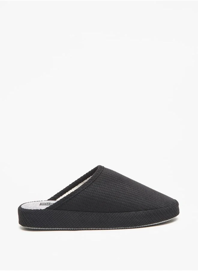 دوتشيني Duchini Men's Textured Bedroom Mules