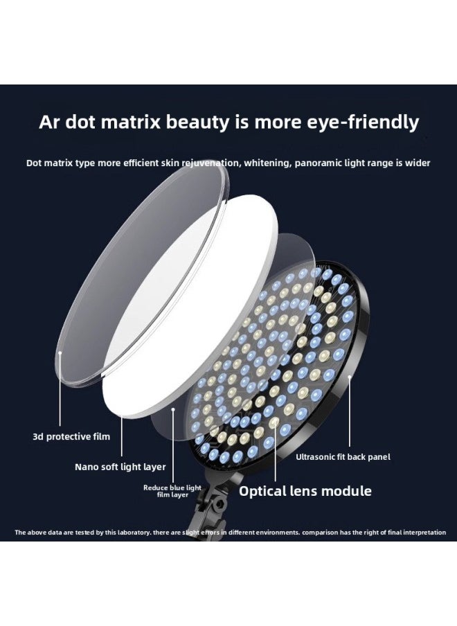 Generic - Live Broadcast Beauty Fill Light Internet Celebrity Anchor Dedicated Full Screen Lighting Light Desktop Round Makeup Light Photo Soft Light-Specifications:[Upgraded Version] 26cm Shadowless Lamp + Desktop Disc Bracket + Stand-alone Position + Bluetooth Remote Control - Image 1