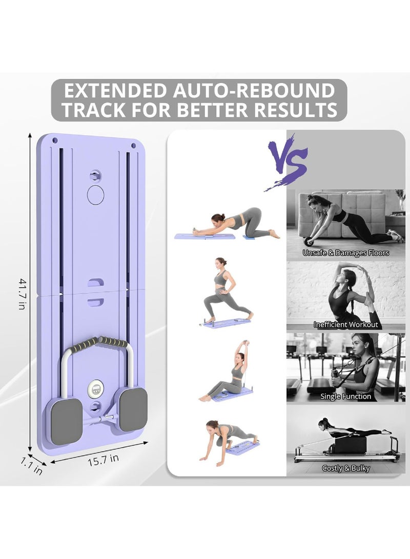 Rock Pow Pilates Board,Pilates Reformer Set,Multifunctional Abdominal Board,Foldable Pilates Reformer Board,Ab Ab Core Trainer Machine - Image 3