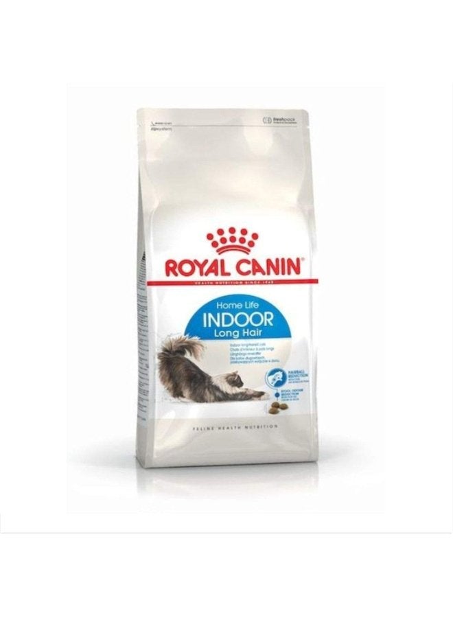 Royal Canin Cat Food Feline Health Nutrition Indoor Long Hair 2kg - Image 1
