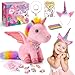Toyze 22Piece Unicorn Gift Set for Girls Ages 38 Pink Stuffed Animal Plush Toy with Jewelry Kit DIY Coloring Book Hair Accessories Birthday Party Favors for Kids Toddler Girls Toys - Image 2